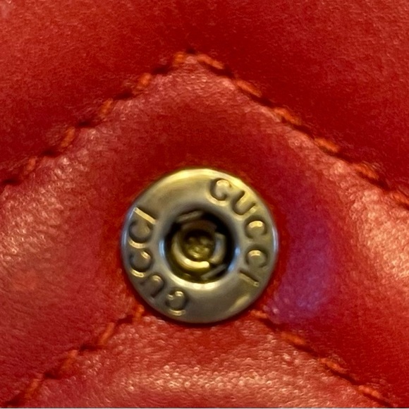 Gucci Marmont Red Compact Wallet - Picture 9 of 10